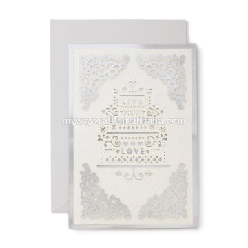 Design simples Cartão de Convite de Casamento, Cartão de Cartão Personalizado, Cartões de Casamento Elegantes